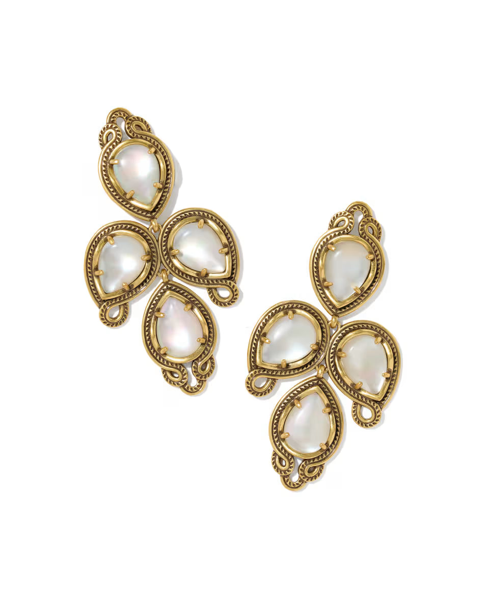 Tedi Vintage Silver Statement Earrings