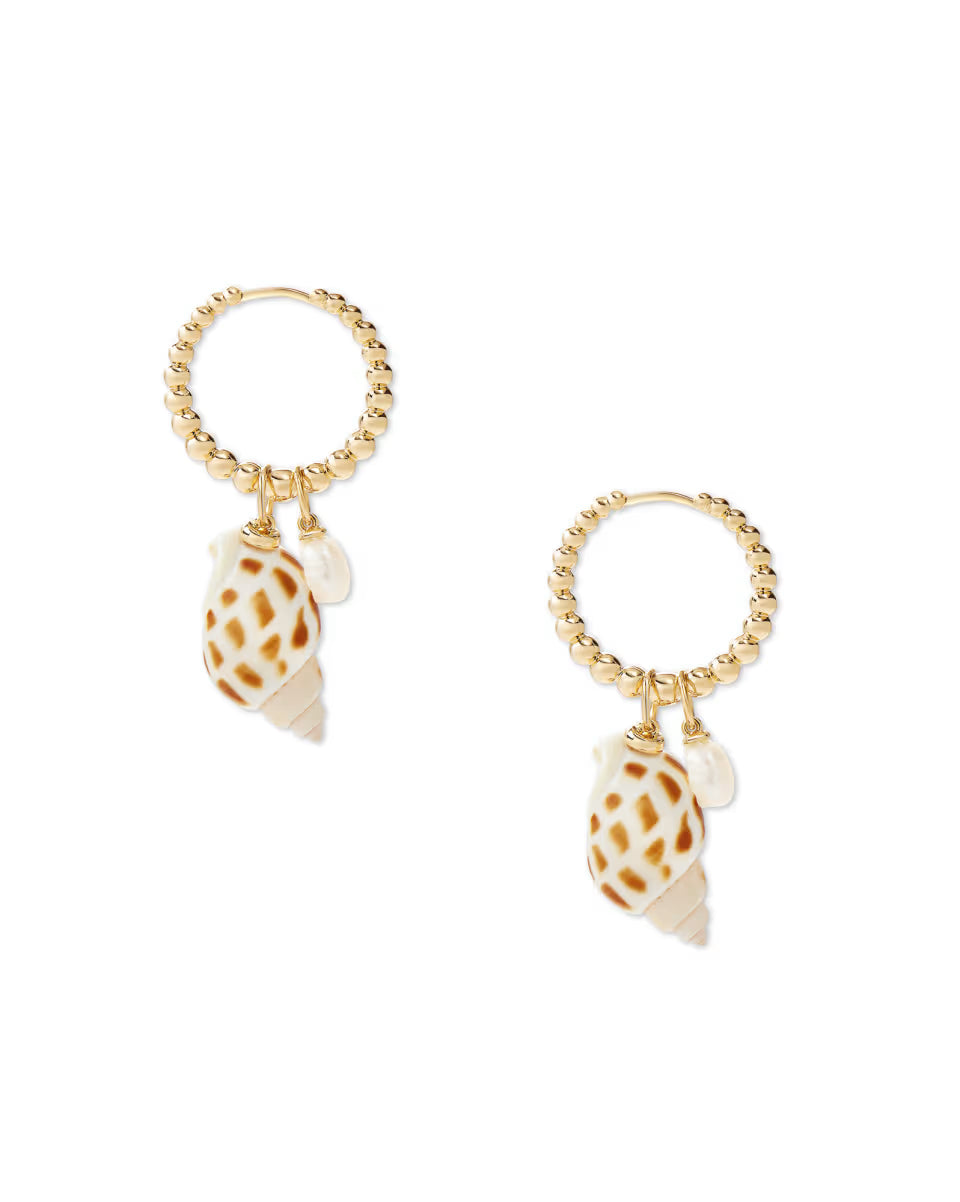 Oleana Convertible Gold Huggie Earrings