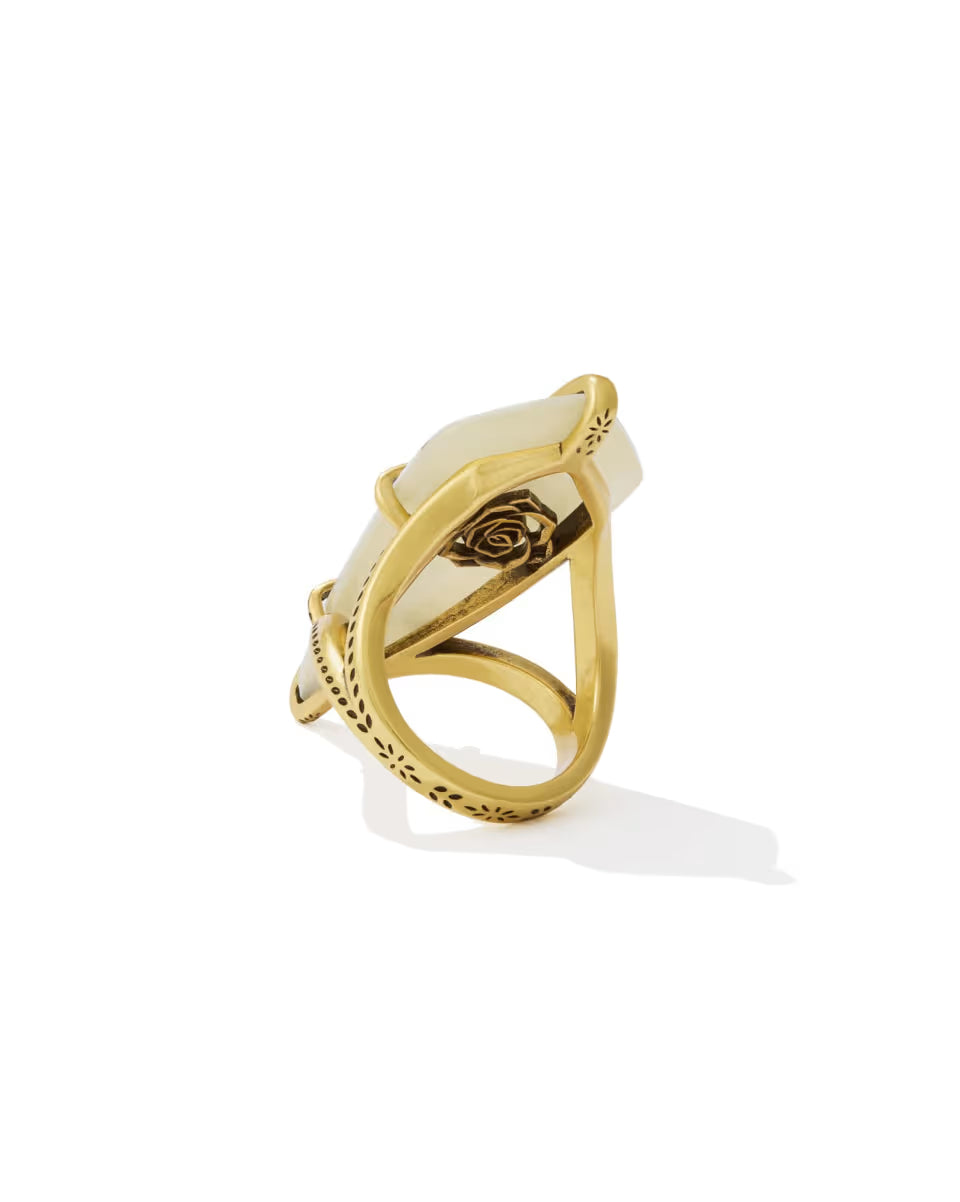 Trinity Vintage Siver Cocktail Ring