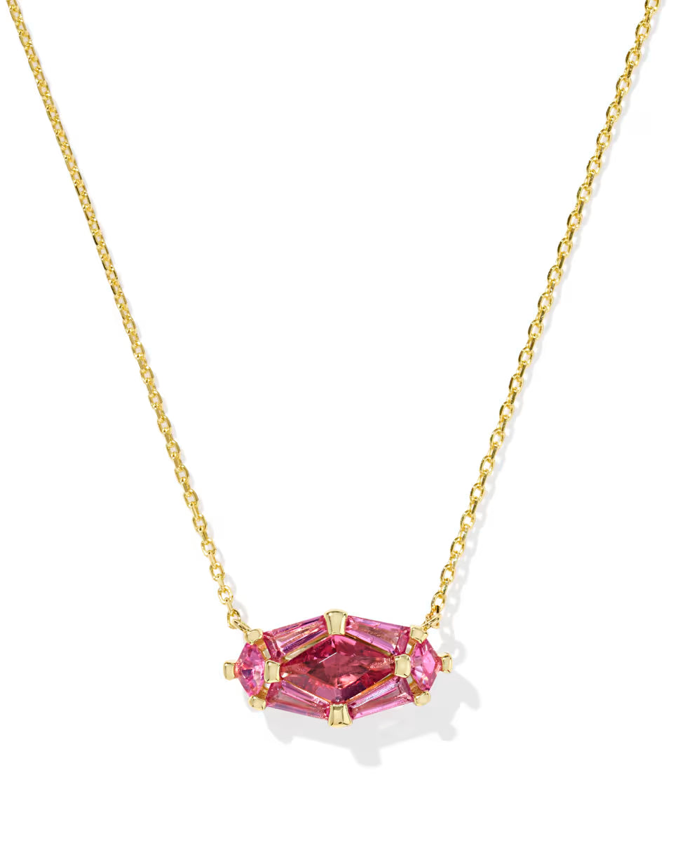 Lindy Rae Elisa Gold Short Pendant Necklace