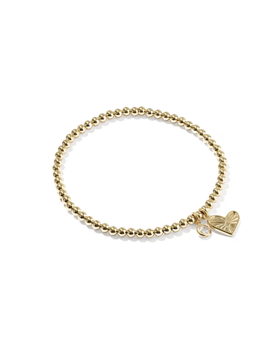 Ari Heart 14k Gold-Filled Stretch Bracelet