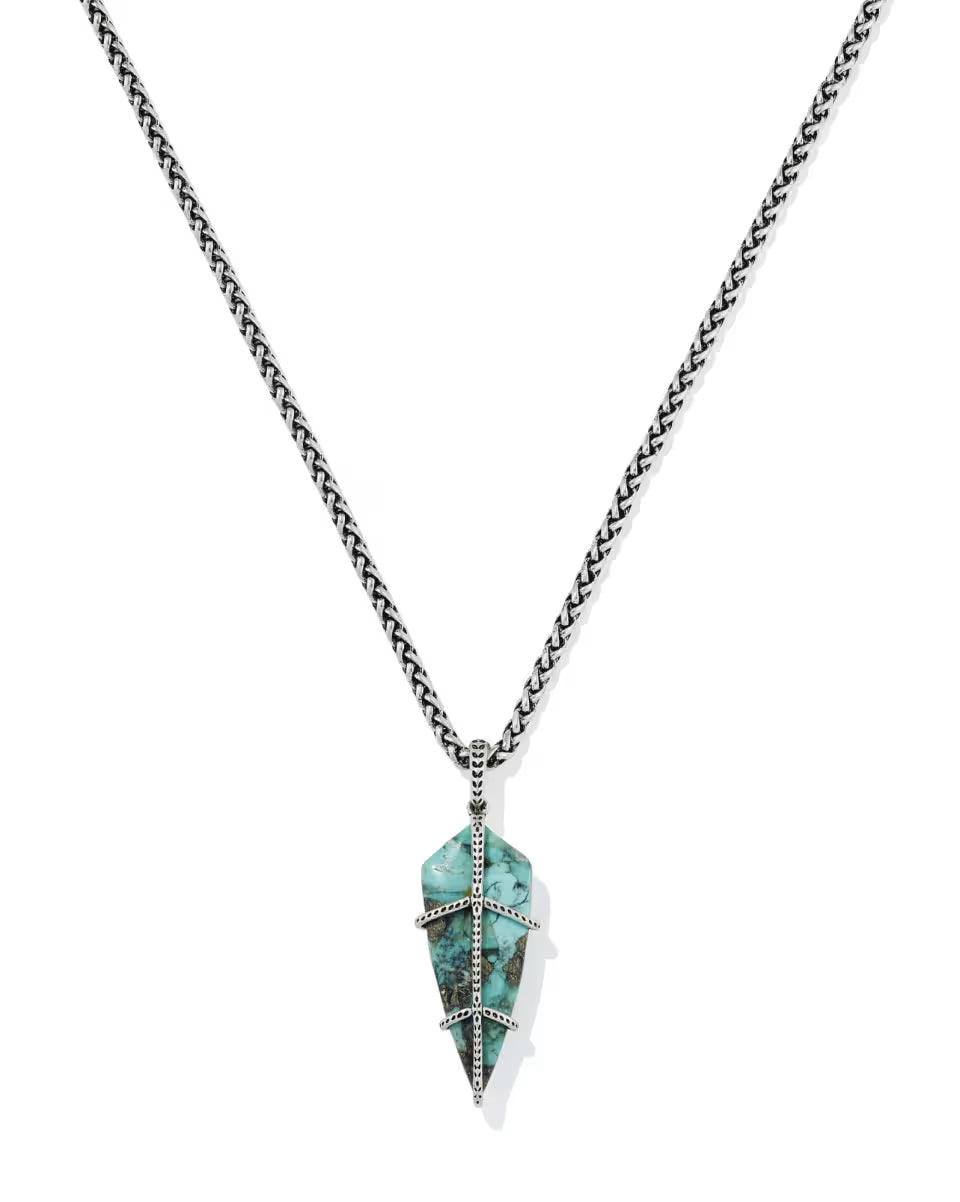 Trinity Vintage Silver Short Pendant Necklace