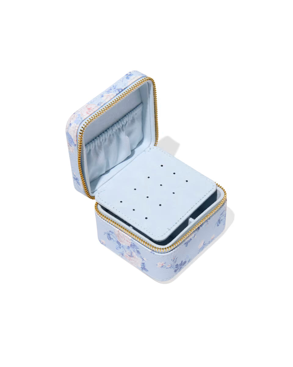 Kendra Scott x LoveShackFancy Small Zip Gold Jewelry Case