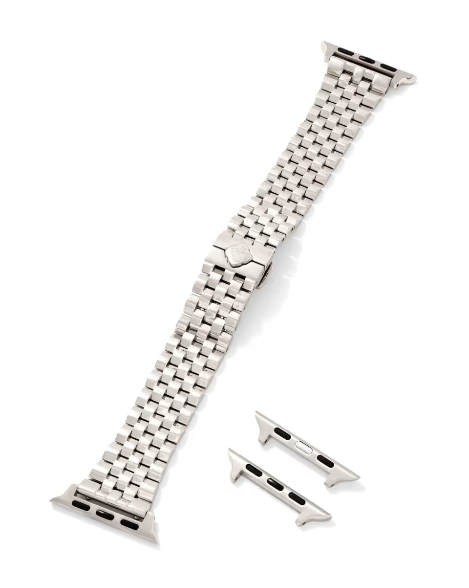 Alex 5 Link Watch Band in Iridescent Stainless Steel