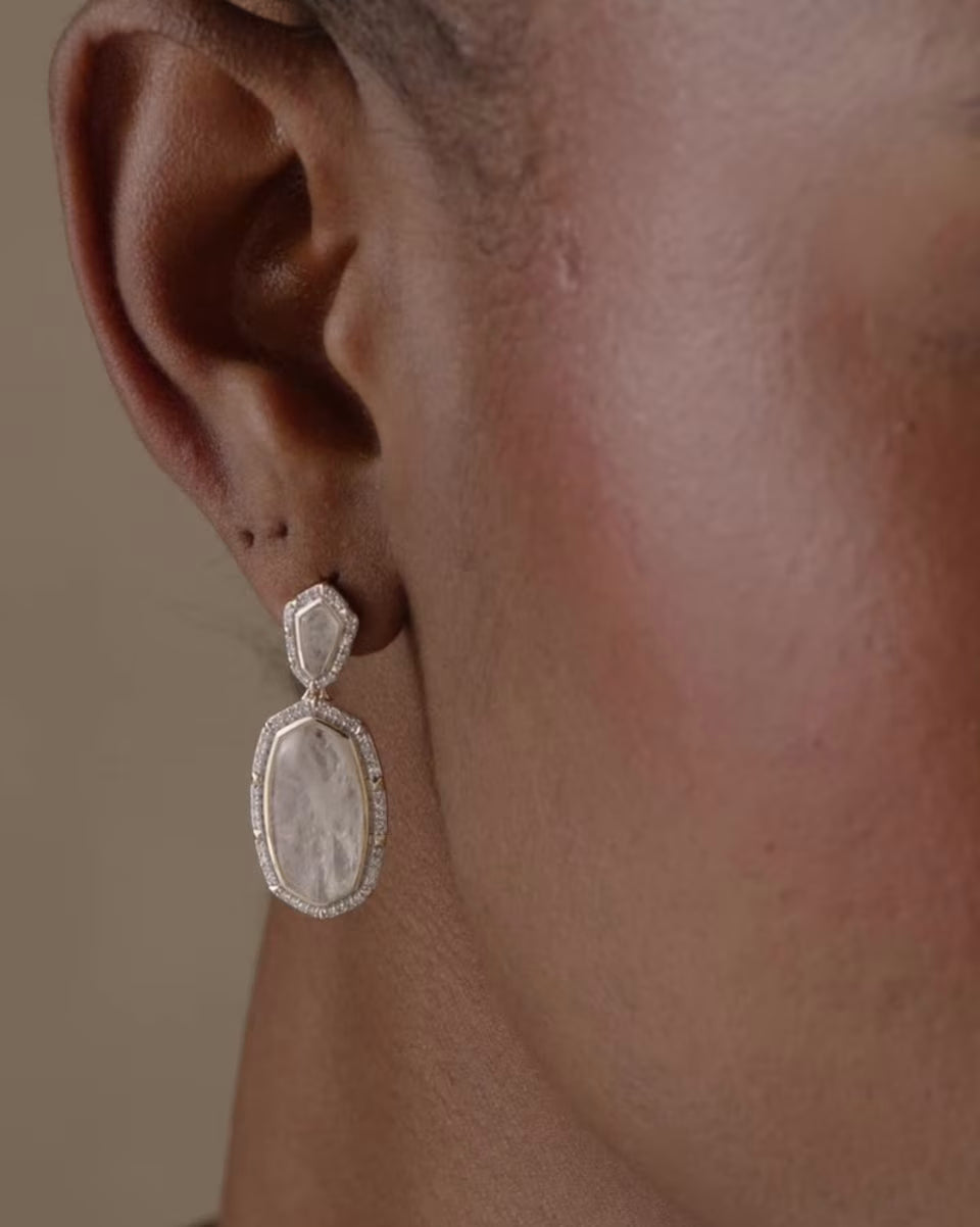 Dani 14k Yellow Gold Statement Earrings
