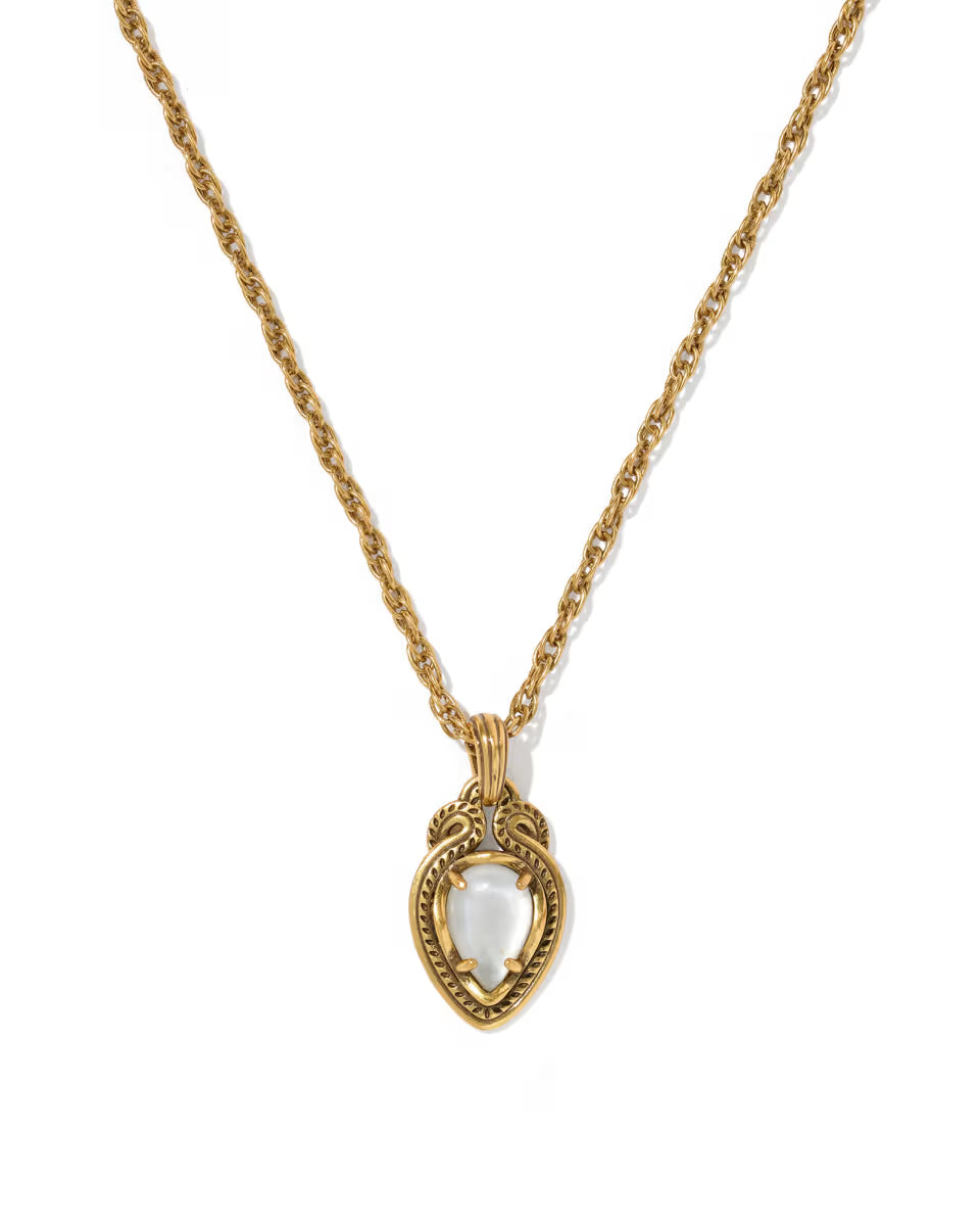 Tedi Vintage Gold Short Pendant Necklace