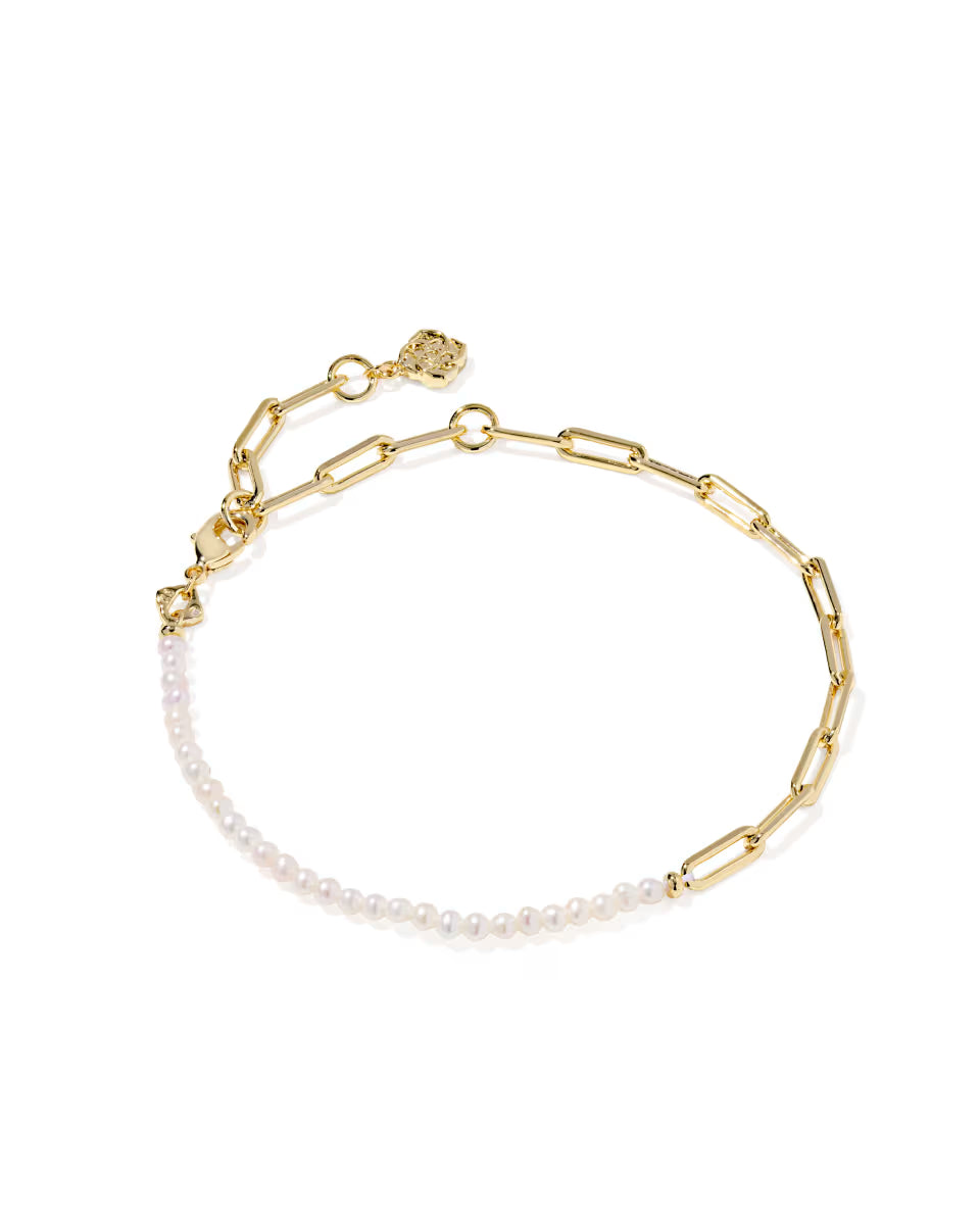 Markie Silver Half Chain Bracelet