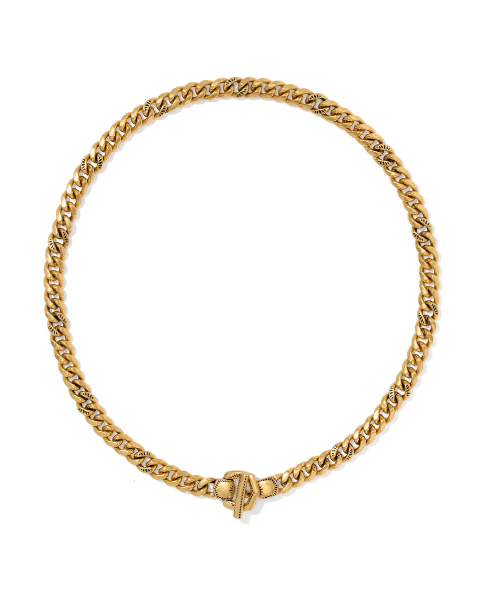 Keziah Vintage Silver Link and Chain Necklace
