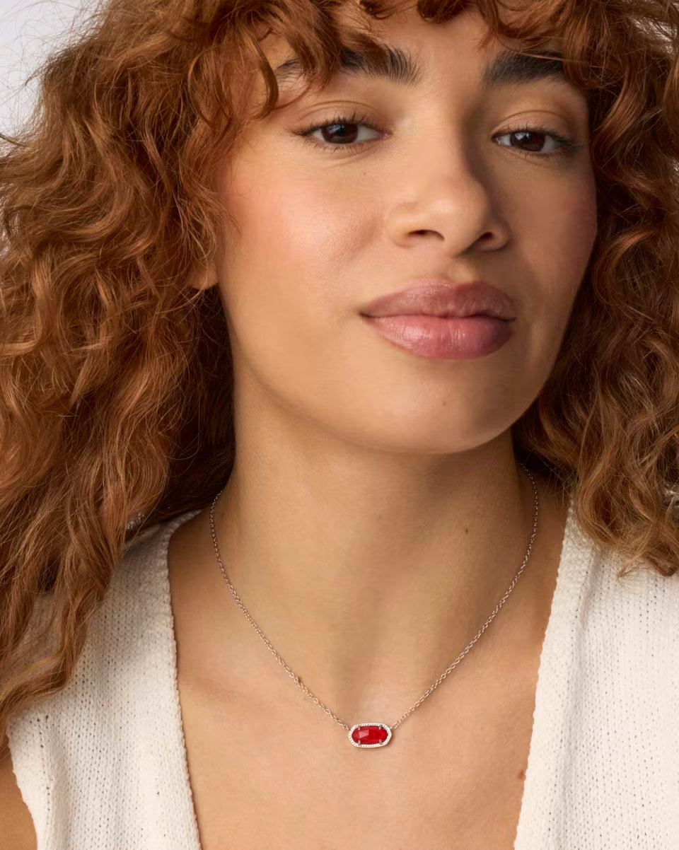 Elisa Silver Pendant Necklace