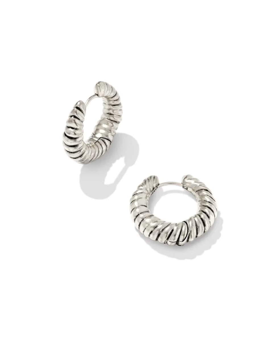 Sandy Gold Hoop Earrings