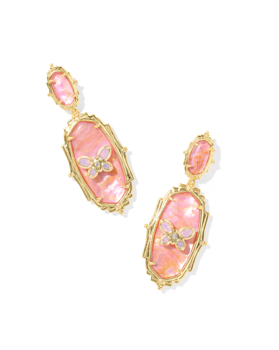 Dolly Parton x Kendra Scott Elle Butterfly Gold Statement Earrings