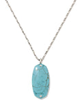 Danielle Riveted Gold Long Pendant Necklace