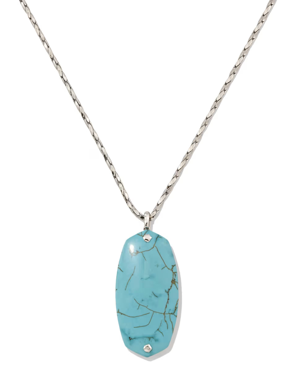 Danielle Riveted Gold Long Pendant Necklace