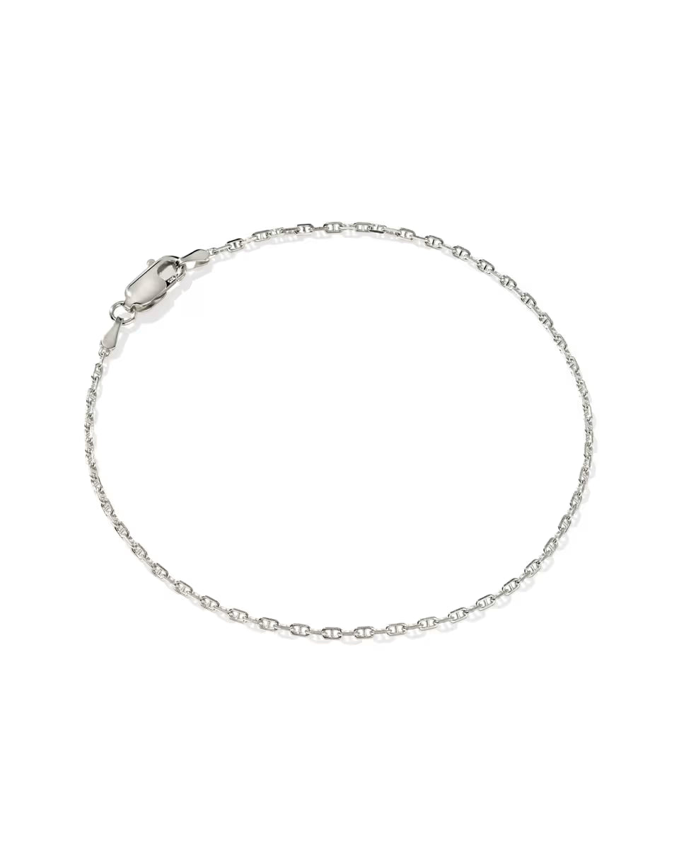 Ramsey Oxidized Sterling Silver Chain Bracelet