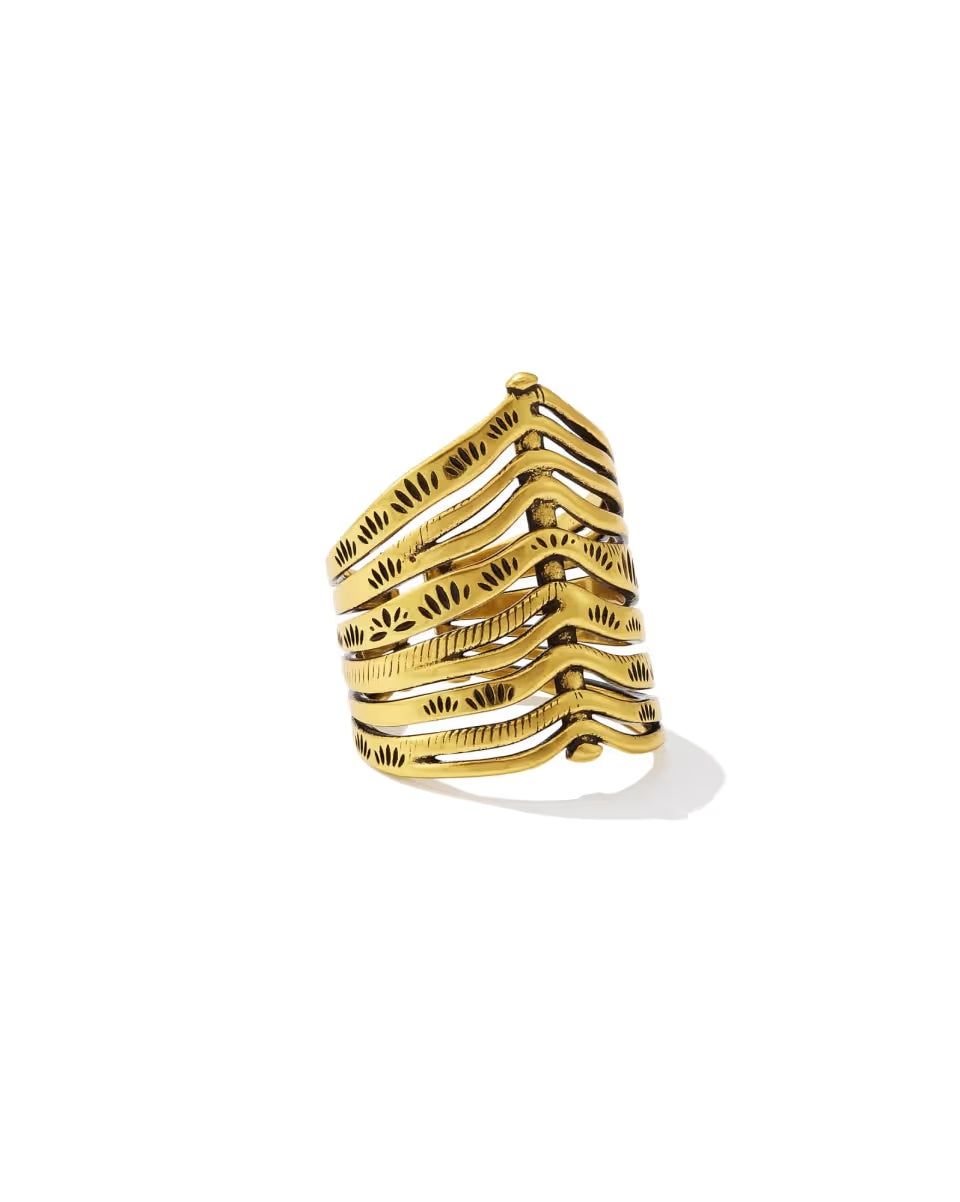 Calliope Vintage Silver Band Ring