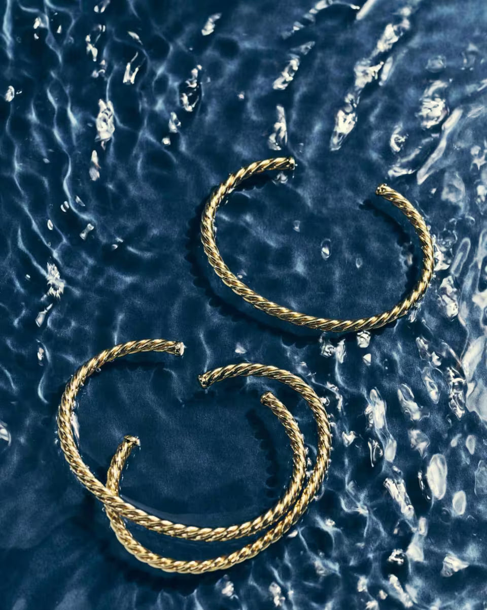 Victoria Large Twist 14k Gold-Filled Cuff Bracelet