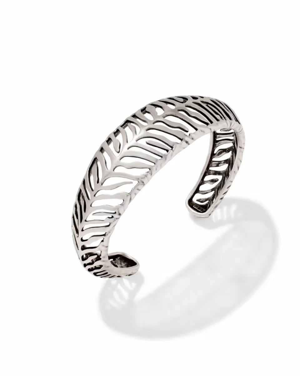Tiger Striped Mikki Gold Cuff Bracelet