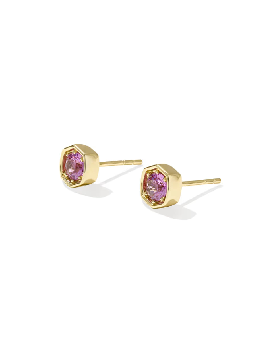 0.36 ct Lab Grown Gemstone 14k White Gold Davie Studs
