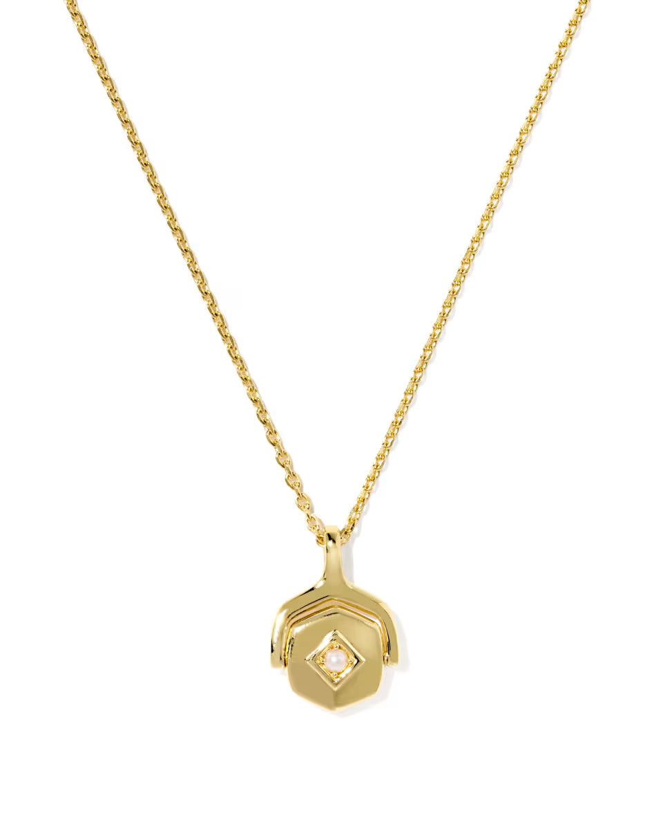Reversible Davie Sterling Silver Short Pendant Necklace