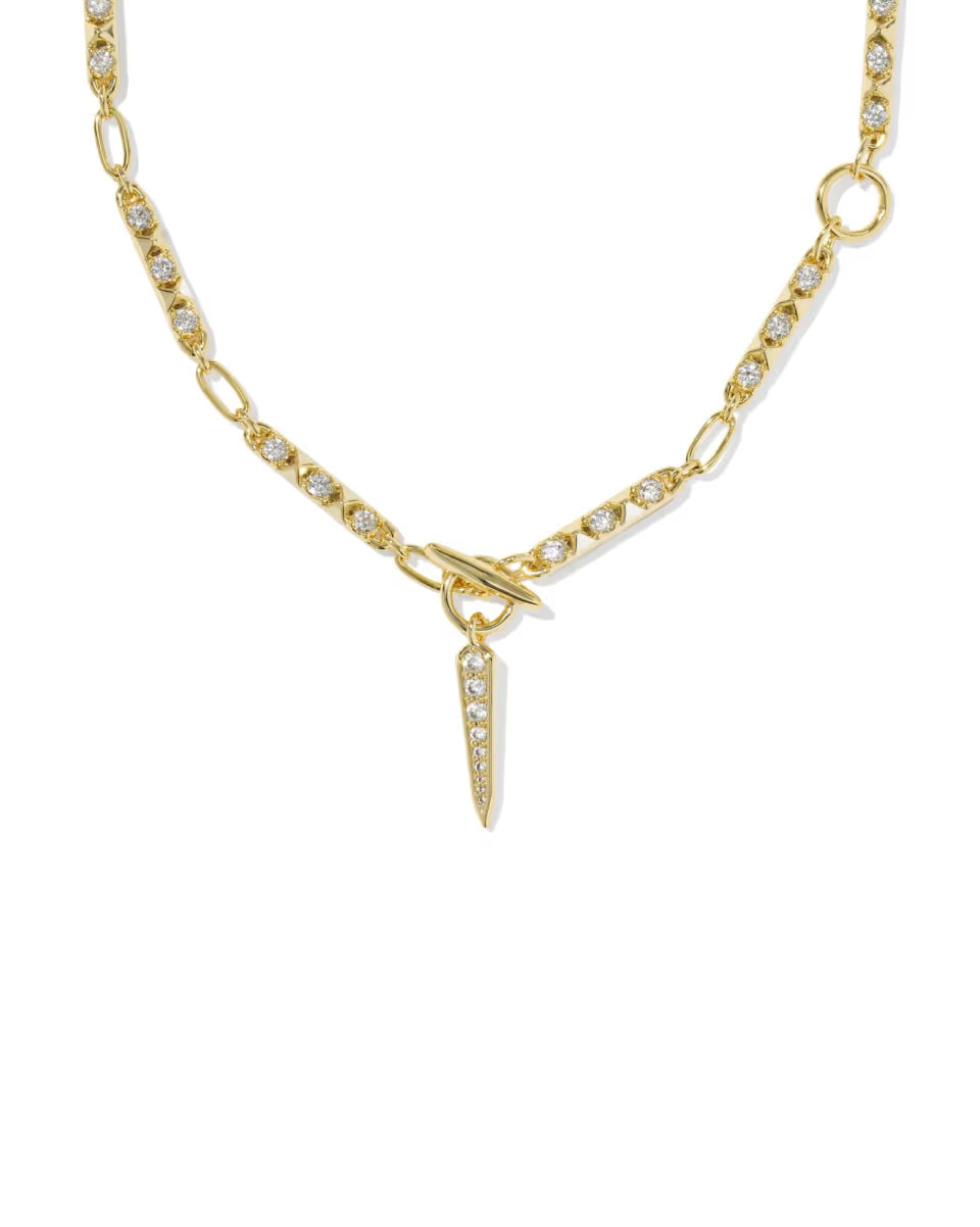 Fate Silver Lariat Necklace