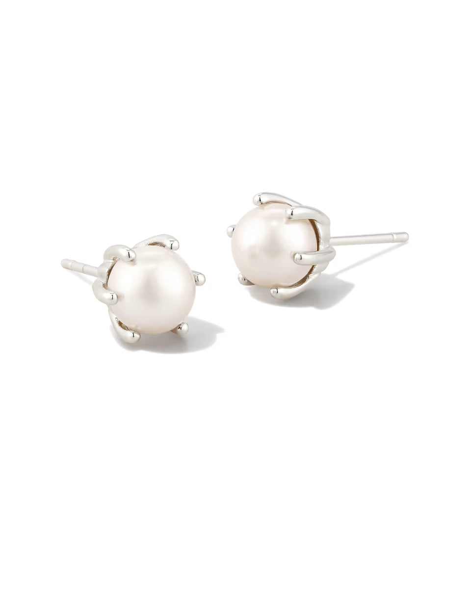 Ashton Gold Pearl Stud Earrings