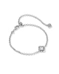 Mallory Crystal Gold Delicate Chain Bracelet
