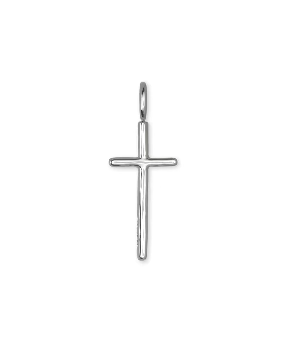 Cross Charm in 18k Gold Vermeil