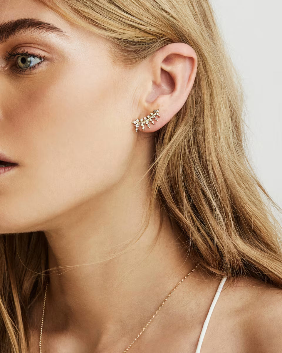 Laurie Ear Climbers in Silver