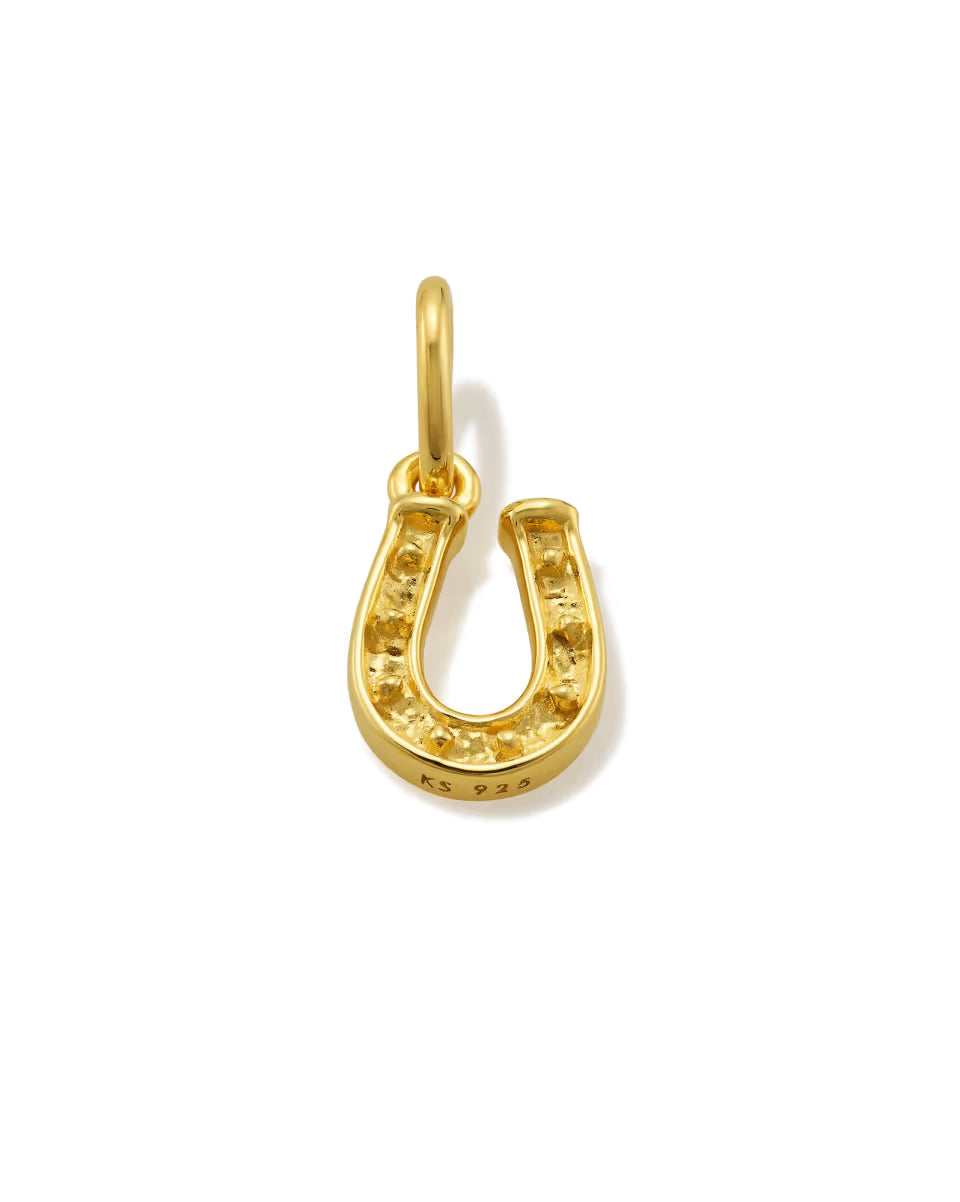 Small Horseshoe Charm in Sterling Silver