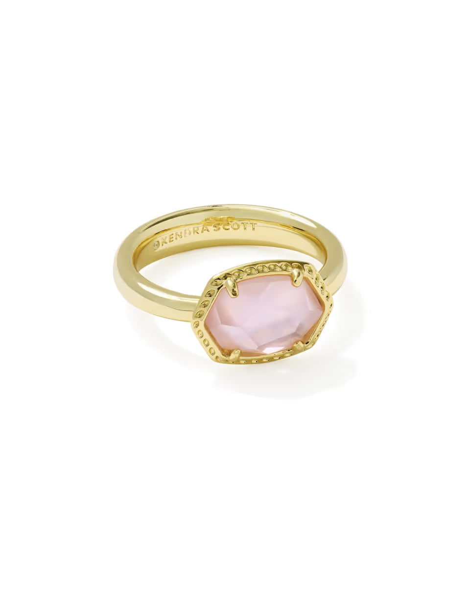 Daphne Silver Frame Band Ring