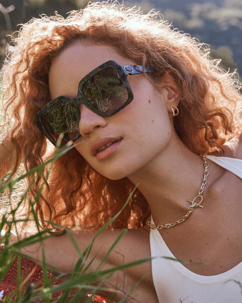 Daphne Pave Silver Huggie Earrings
