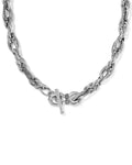 Melina Vintage Gold Link and Chain Necklace