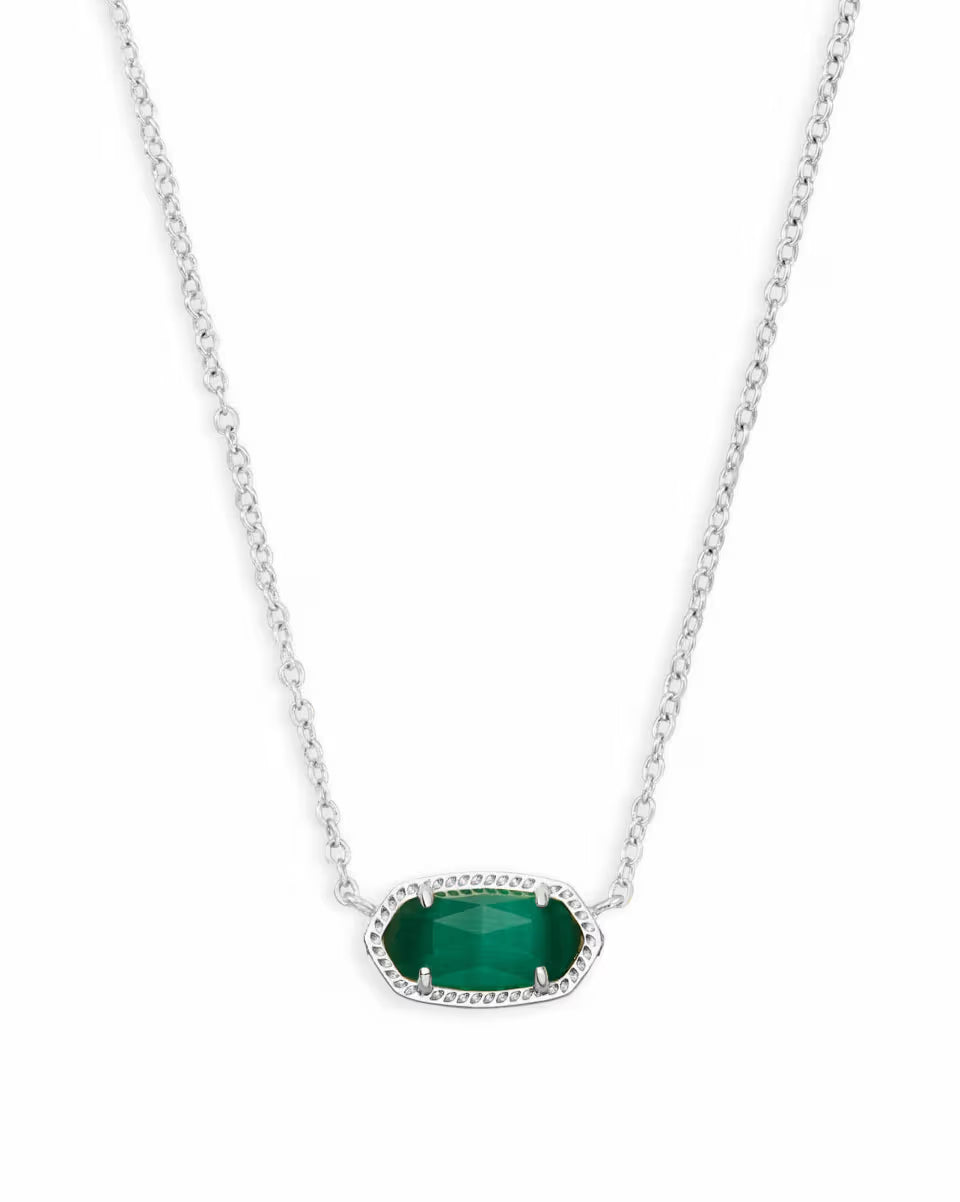 Elisa Silver Pendant Necklace
