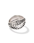 Tiger Striped Mikki Gold Band Ring