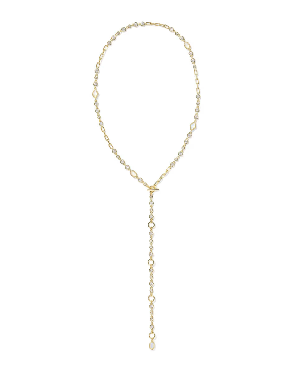 Mini Elisa and Abbie Convertible Gold Strand Necklace