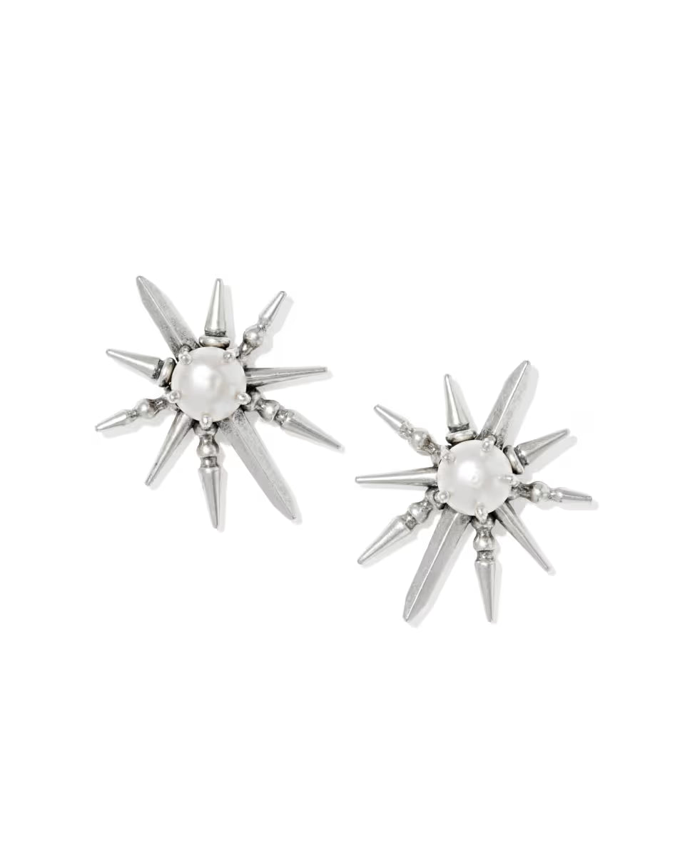 Rogan Vintage Silver Stud Earrings
