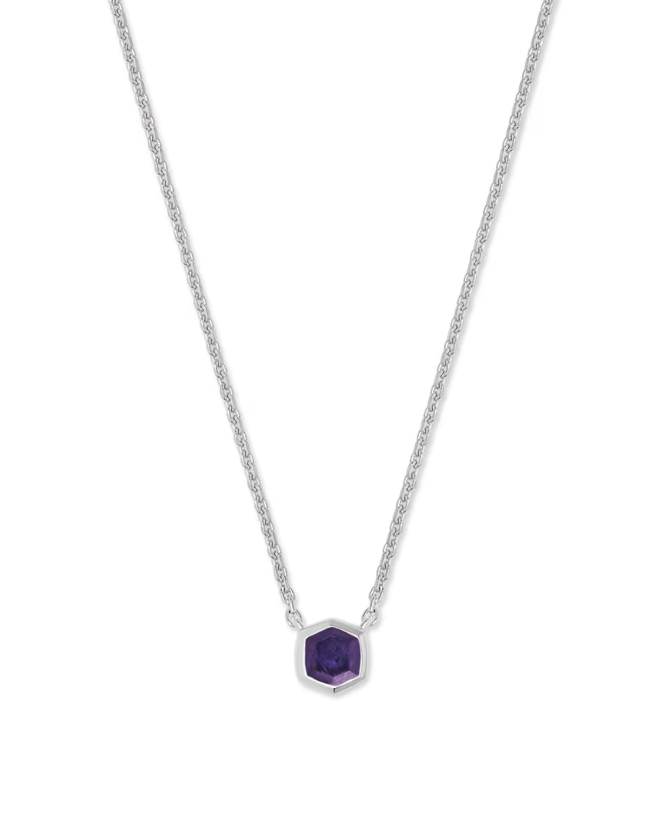Davie Sterling Silver September Pendant Necklace