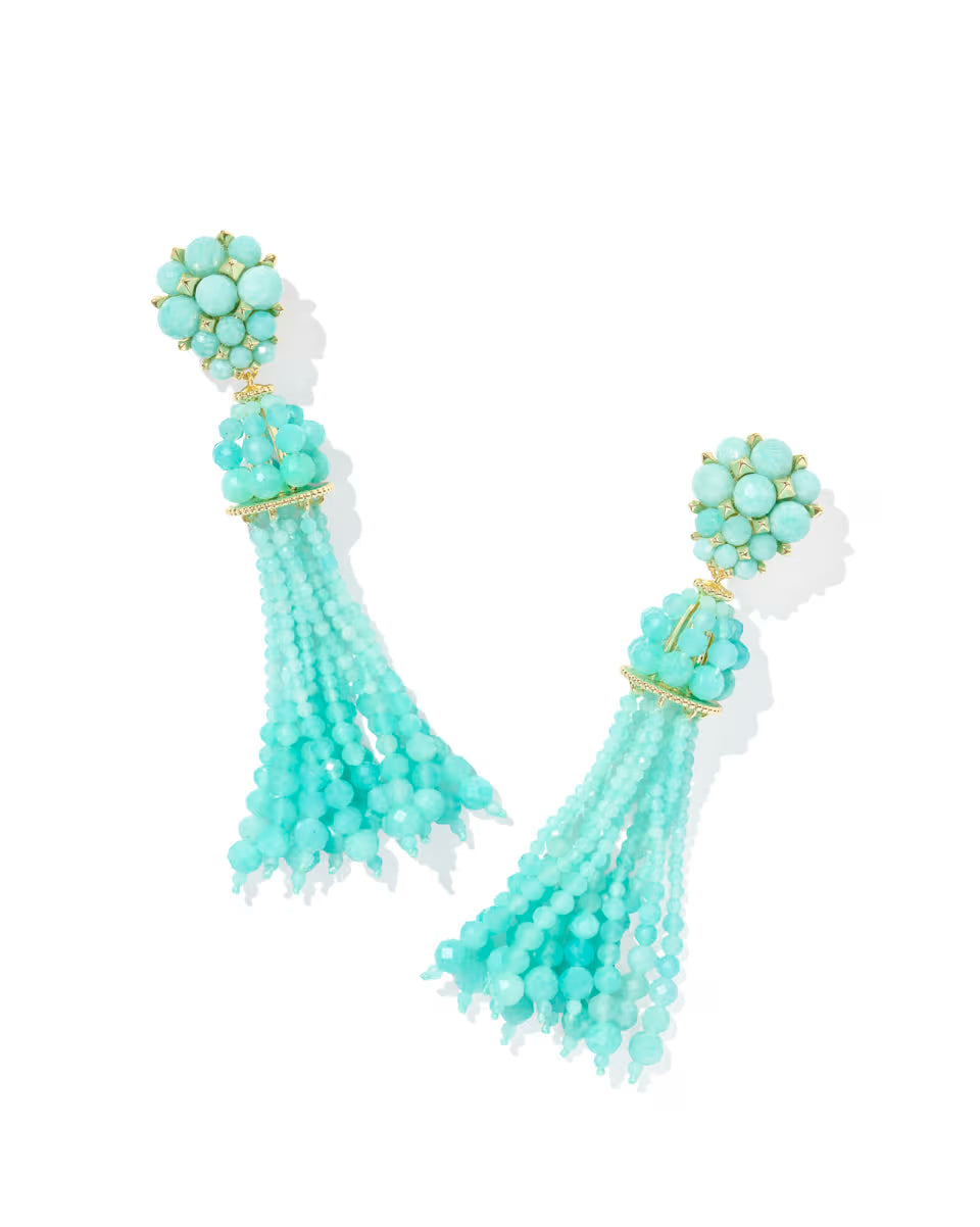 Sylvia Gold Clip-On Statement Earrings