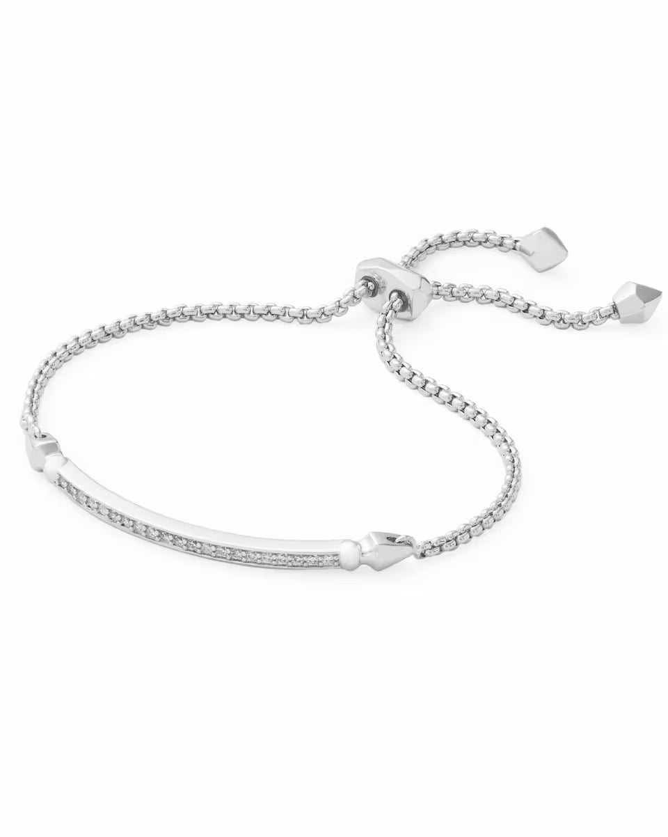 Ott Adjustable Chain Bracelet in Gunmetal