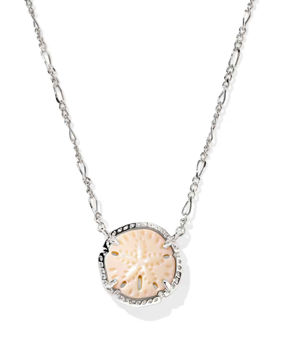 Sand Dollar Gold Short Pendant Necklace