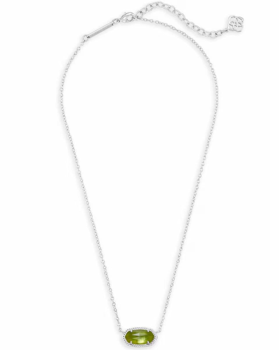 Elisa Silver Pendant Necklace
