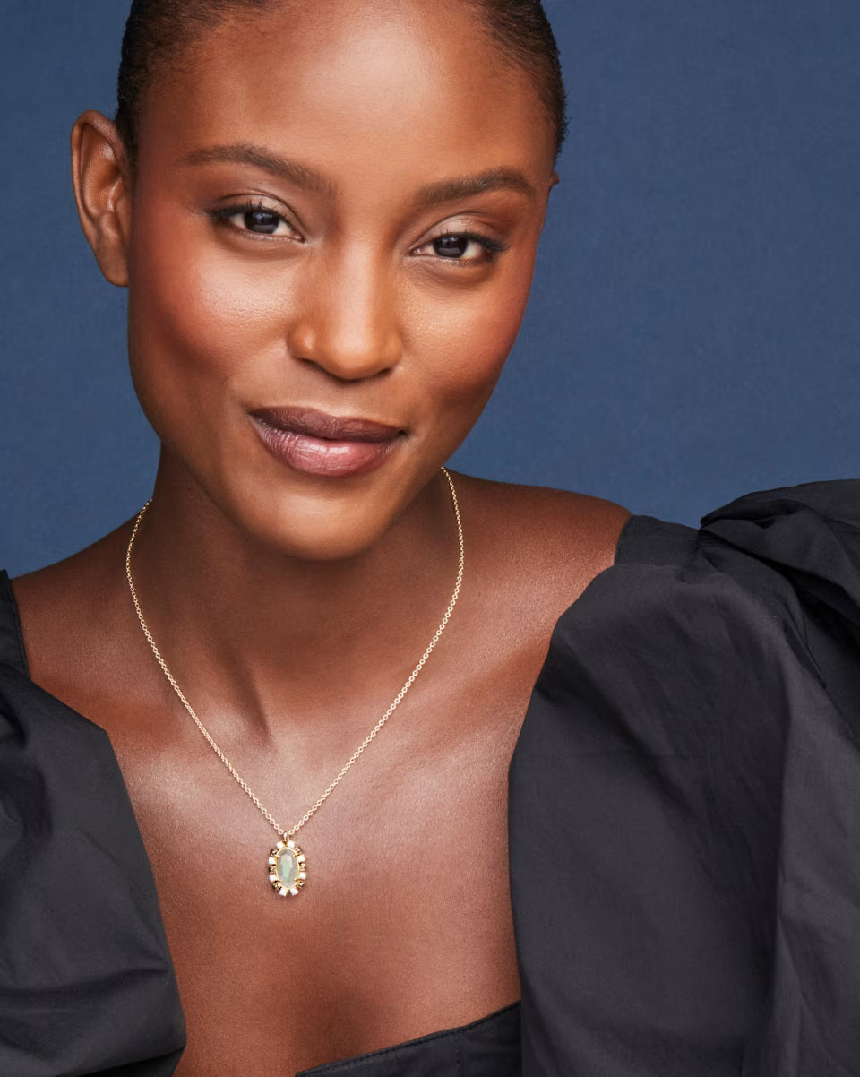 Shanley Gold Short Pendant Necklace