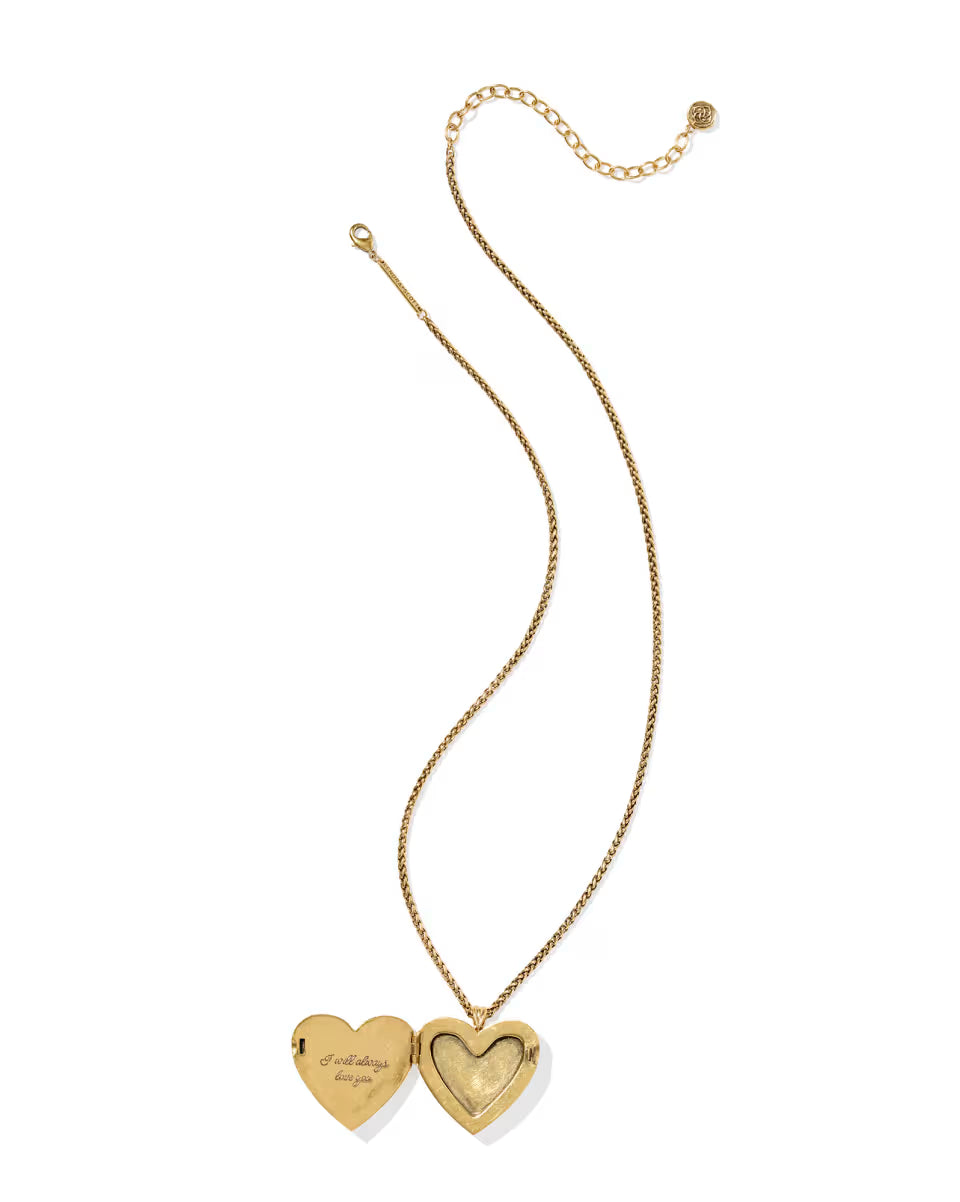 Dolly Parton x Kendra Scott Vintage Gold Locket Long Pendant Necklace