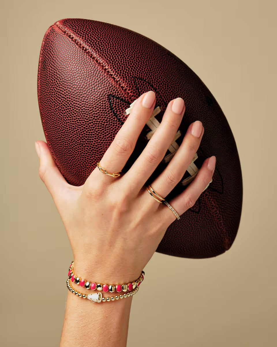 Daphne Enamel Gold Stretch Bracelet