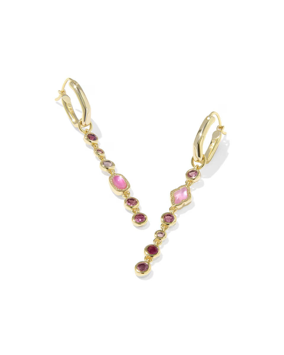 Mini Elisa Abbie Gold Convertible Huggie Earrings