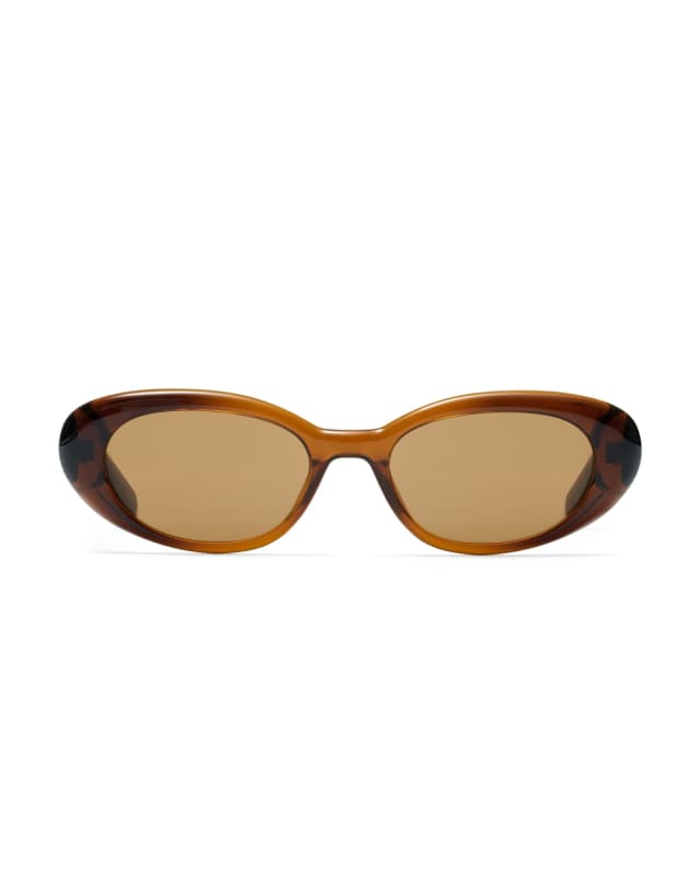 Oval Herringbone Sunglasses