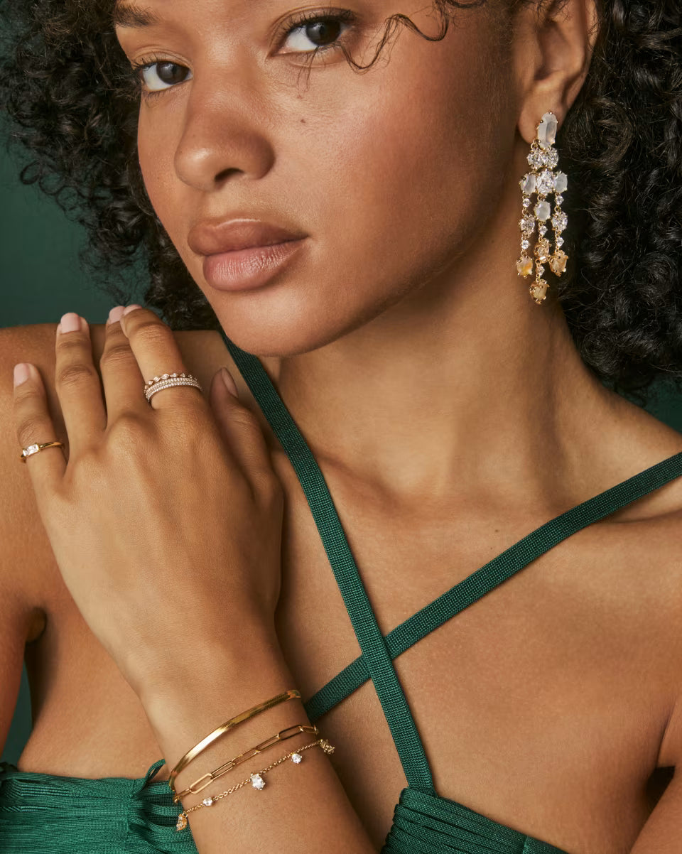Cailin Gold Statement Earrings