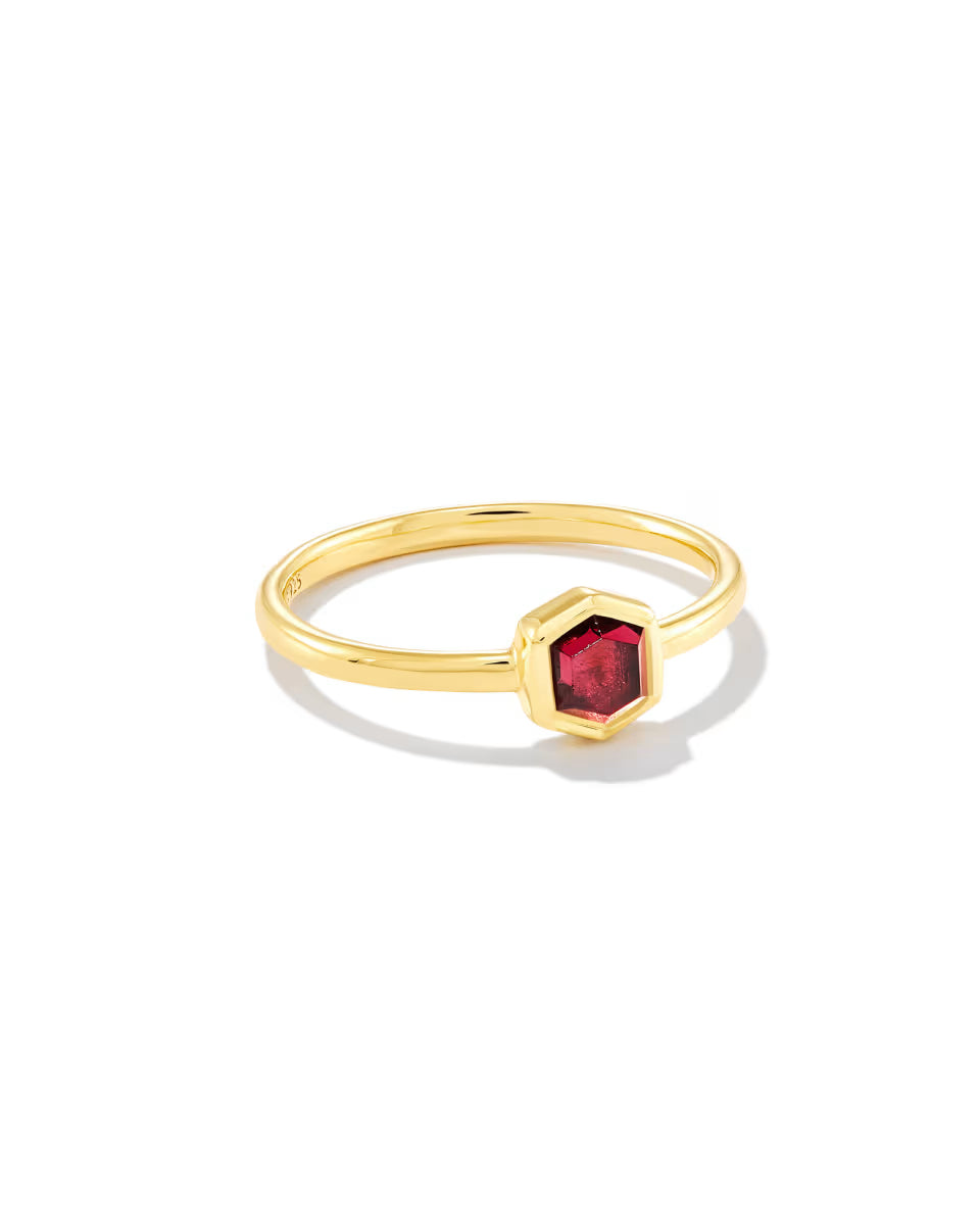 Davie 18k Gold Vermeil June Band Ring