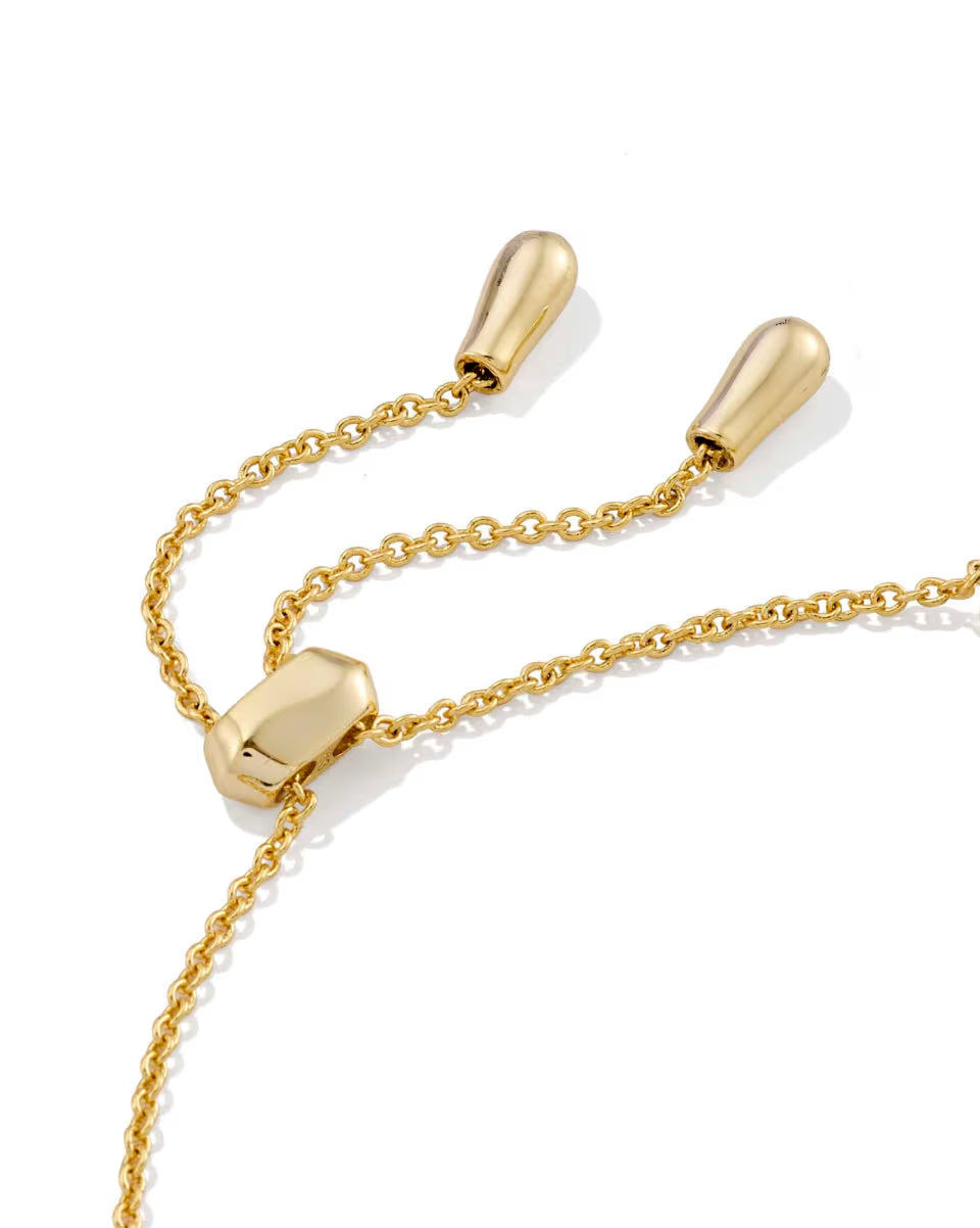 Bree Gold Beaded Delicate Chain Bracelet