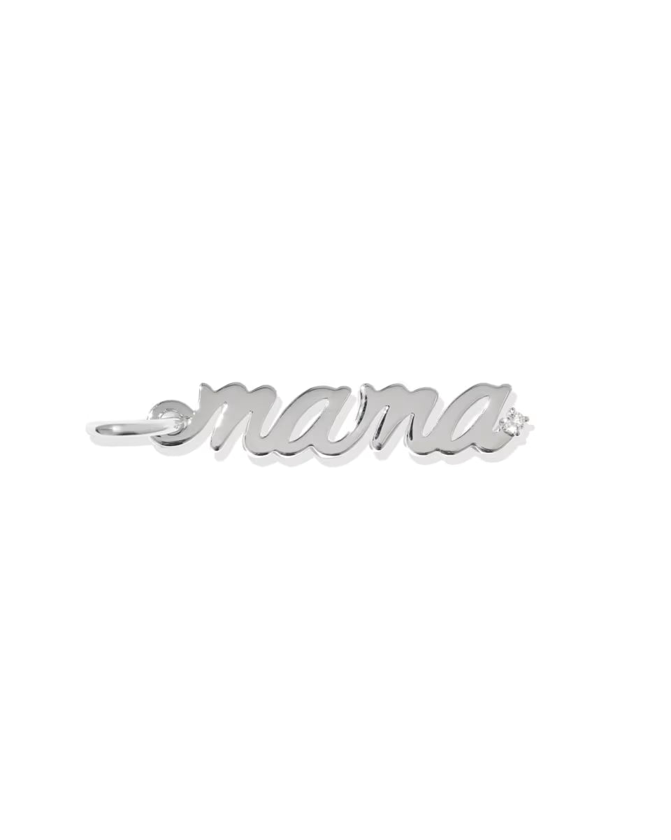 Mama 18k Gold Vermeil Sparkle Charm